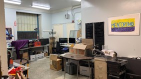 Figure 1a Conversion from Storage to the Community Tech Lab