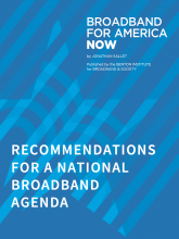 Recommendations for a National Broadband Agenda